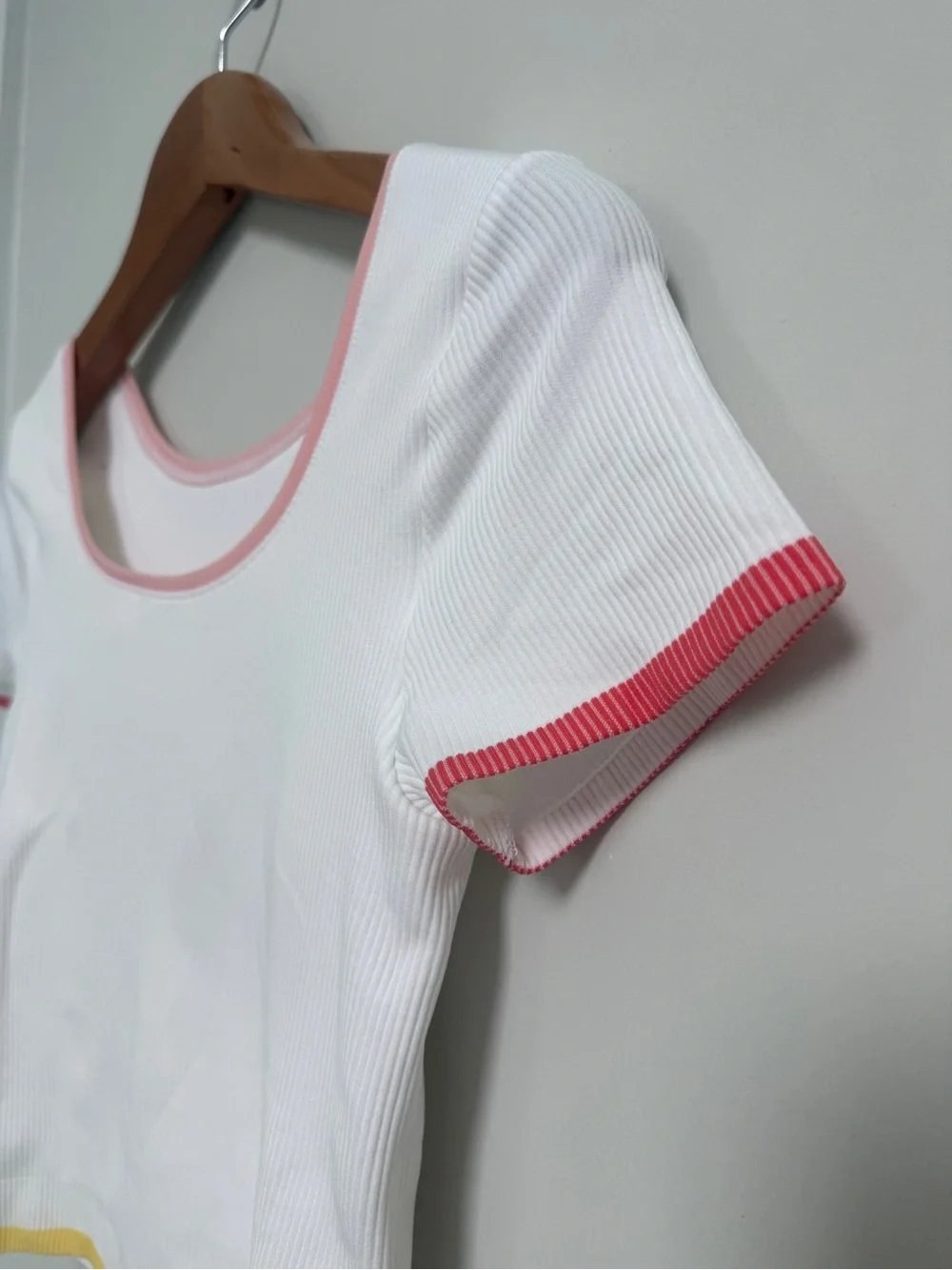 Athleta Girl Rise Above Rib Crop Tee